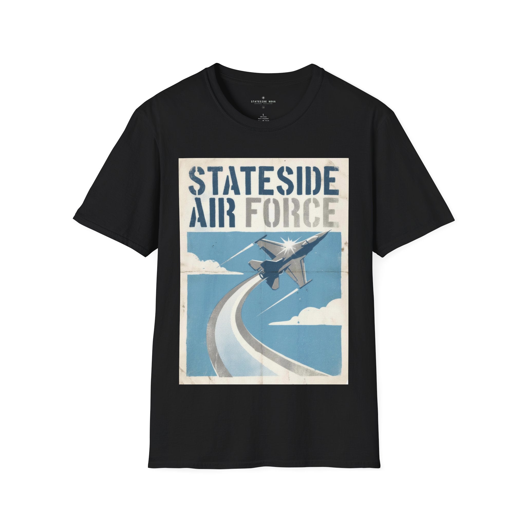 Stateside Air Force T-Shirt — Vintage Military Jet Graphic Tee