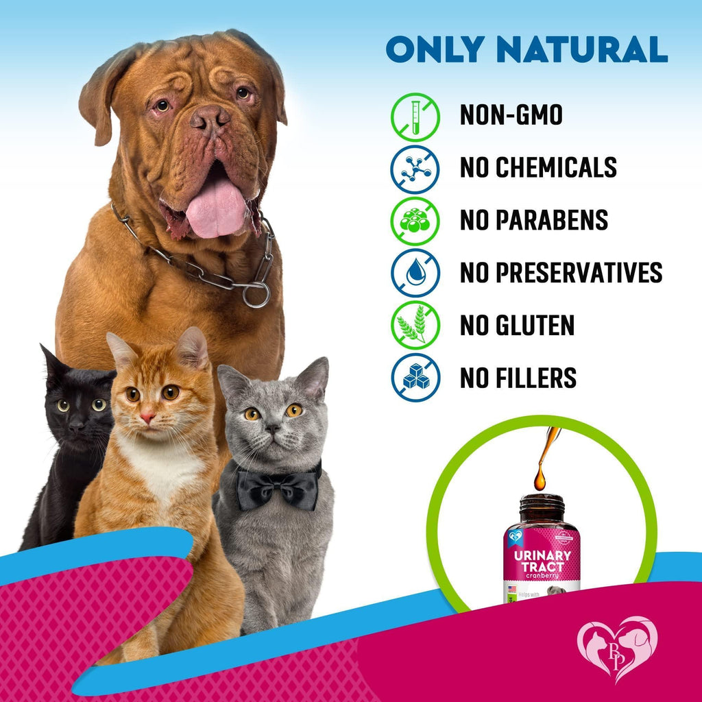 Natural UTI Drops For Cats And Dogs With Cranberry Relief by STATESIDE NOVA