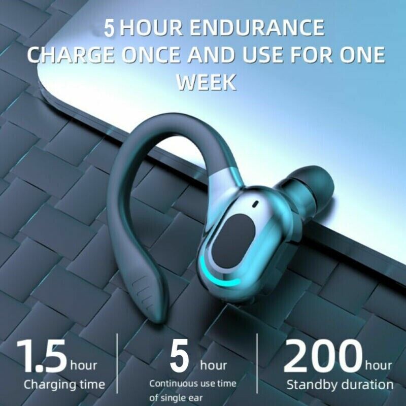 Bluetooth 5.1 Wireless Earbuds With Ear Hook Stereo Headphones by STATESIDE NOVA