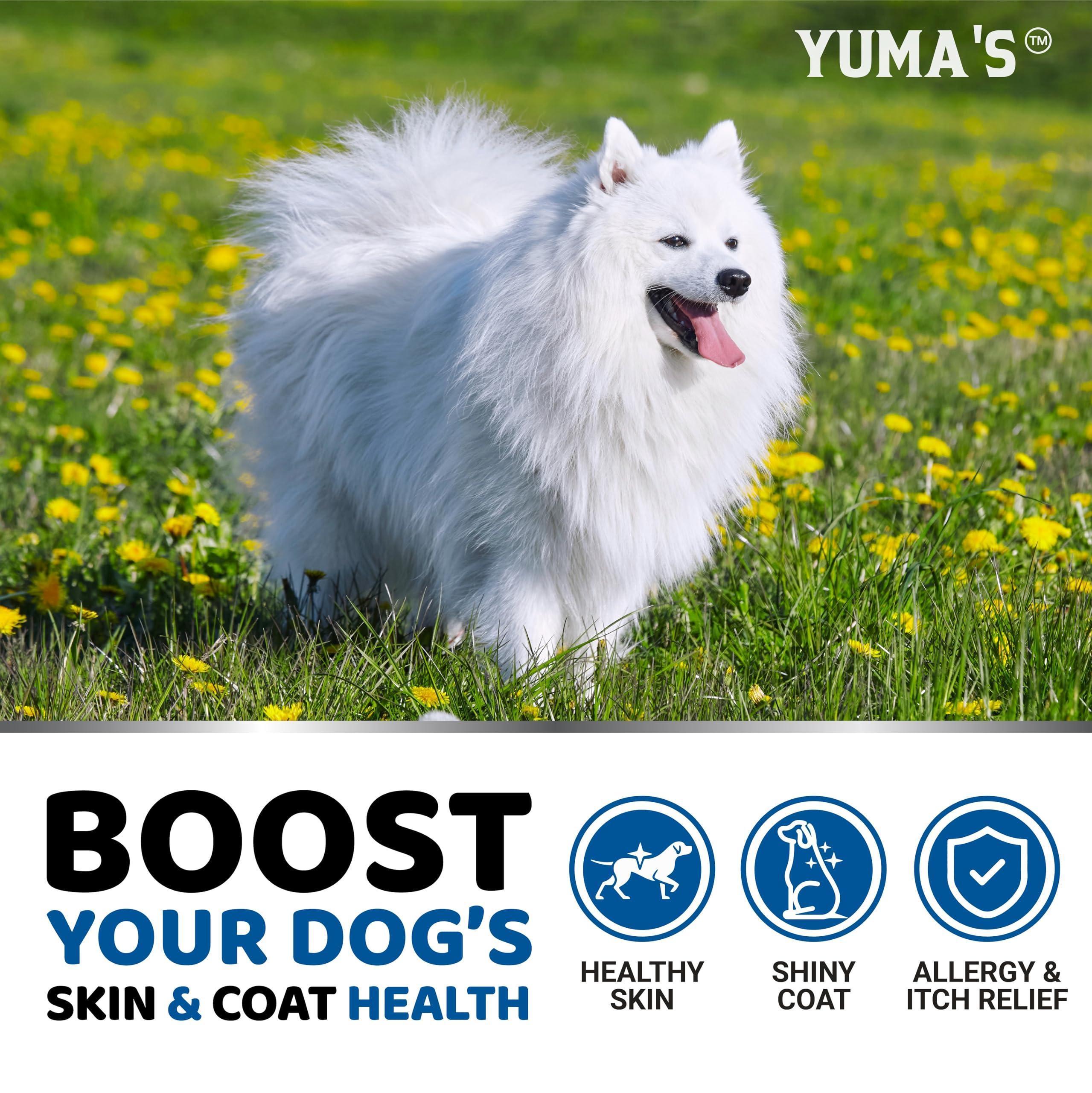 Omega 3 Fish Oil for Dogs Chews Skin and Coat Health by STATESIDE NOVA