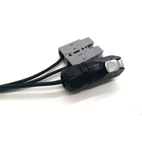 ACOPOWER Anderson to Furrion adapter connector close-up.