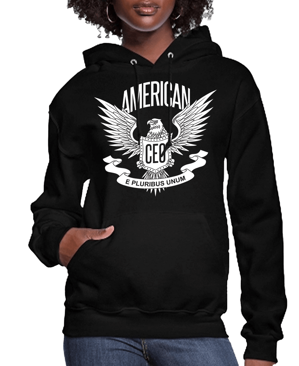 American CEO Patriotic Eagle Women’s Hoodie