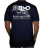 Searcher T Shirt Midnight Navy Public Safety Diver Tee Comfortable Fit Premium Edition by Black Mask Divers