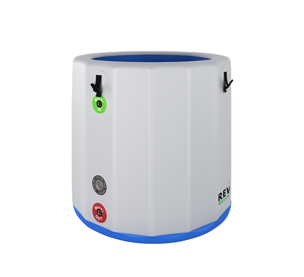 RevX Inflatable Barrel with Inflatable Steps