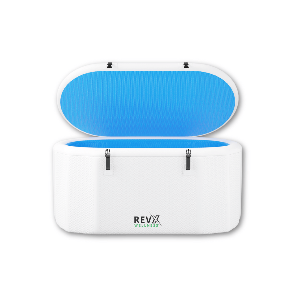 RevX Classic inflatable cold plunge tub.