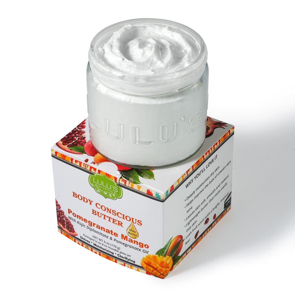 Pomegranate Mango Kojic Whipped Body Butter – Uneven-Looking Skin