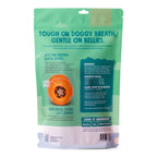 Natural Dental Sticks Large packaging, back of bag with ingredients.