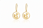 Dragonfly Jewelry Sterling Silver Dragon Dangle Earrings – Celebrate Chinese New Year in Style