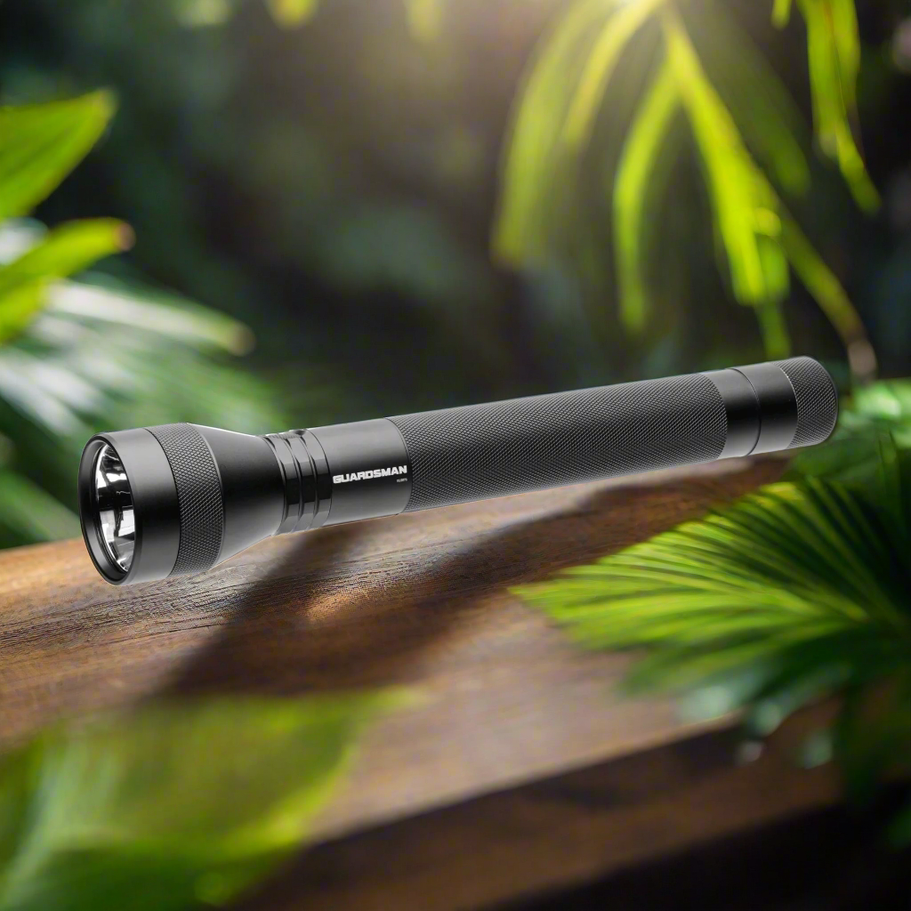 Powertac Guardsman 3,000 lumen full-size patrol flashlight.