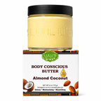 Lulu's Holistics original almond coconut whipped body butter.
