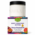 Lulu's Holistics guava passionfruit kojic whipped body butter.