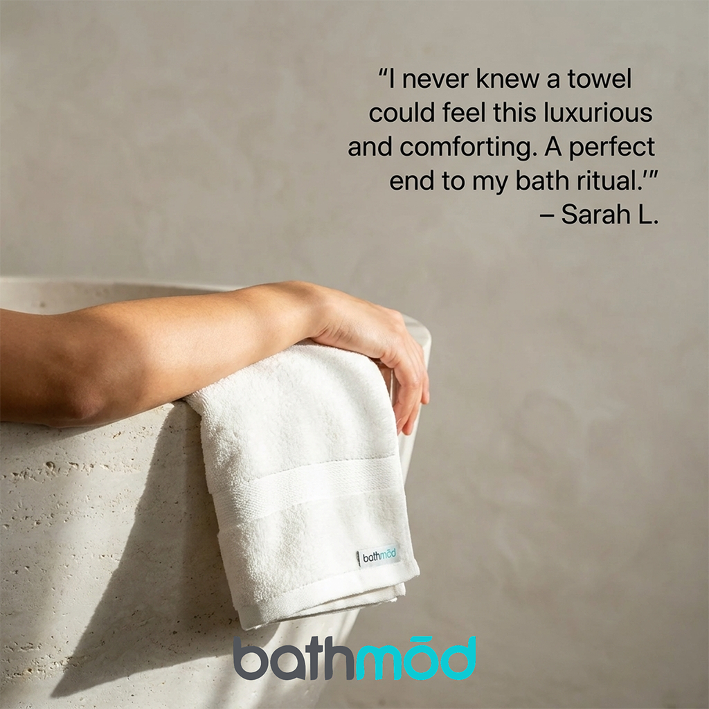 Luxury Organic Bath Towels (Four Pack)