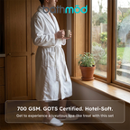 Luxury Organic Bathrobe & Slipper Set
