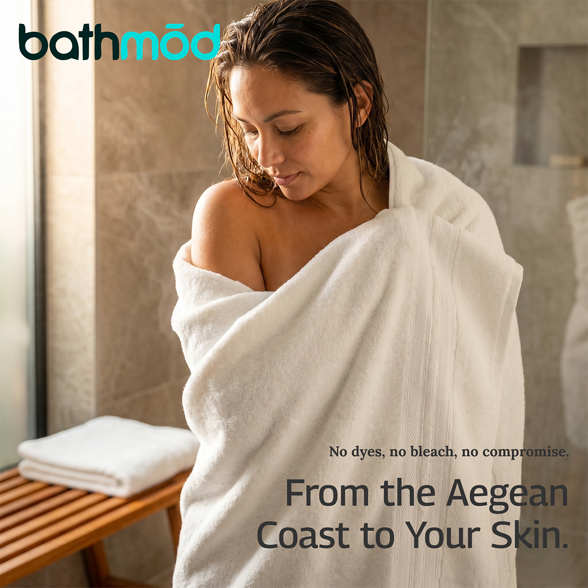 Luxury Organic Bath Towels (Four Pack)