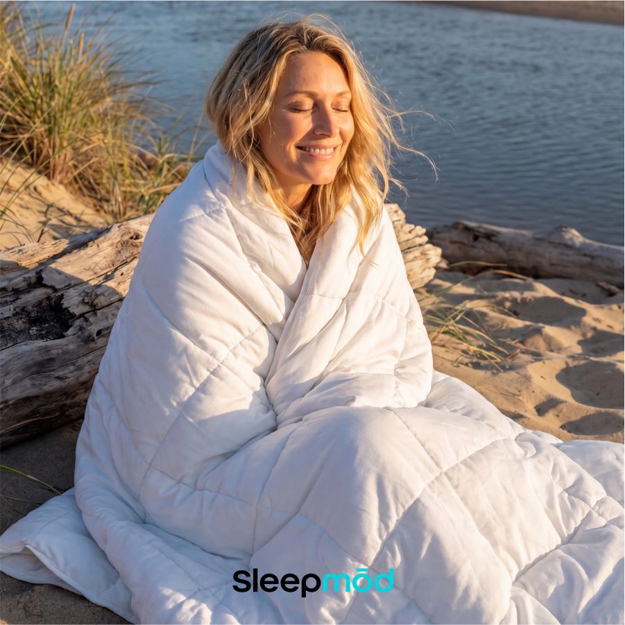 Cooling Comforter Set – Temperature-Regulating Eucalyptus Silk Comforter & Pillow Shams