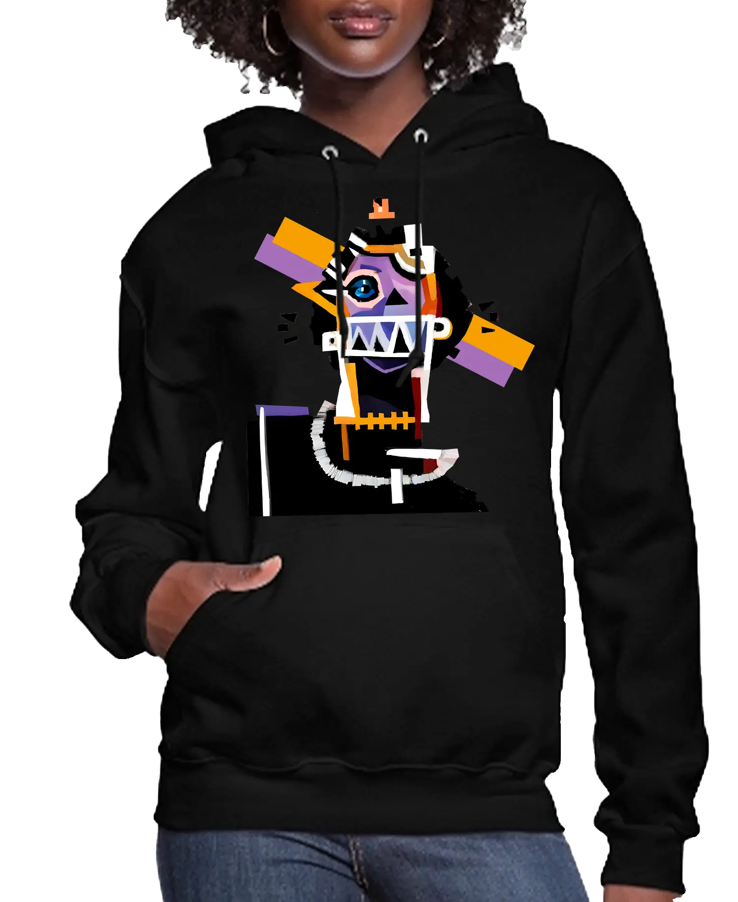 Neocubism Artwork Women’s Hoodie