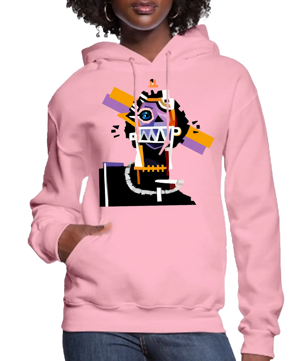 Neocubism Artwork Women’s Hoodie