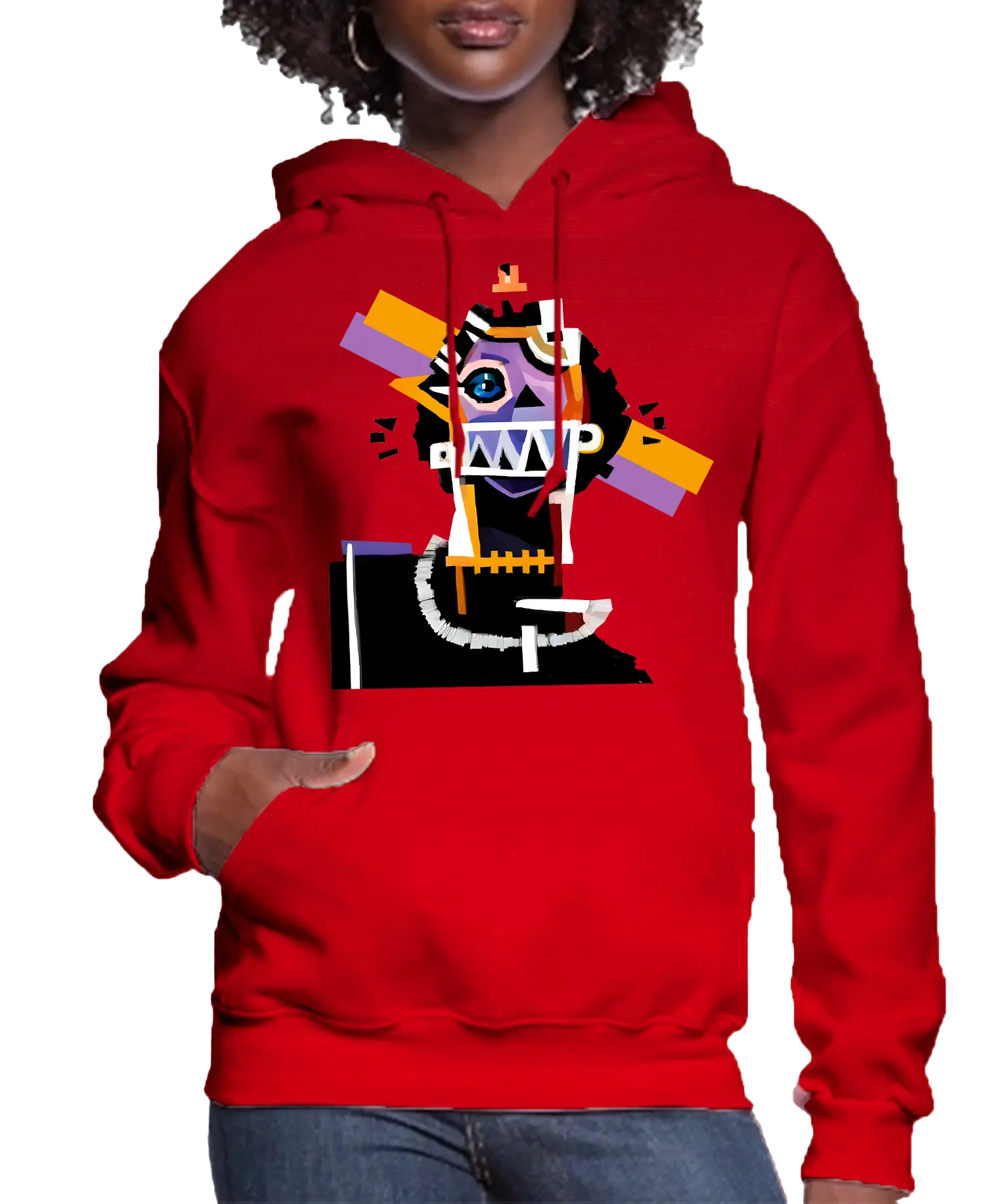Neocubism Artwork Women’s Hoodie