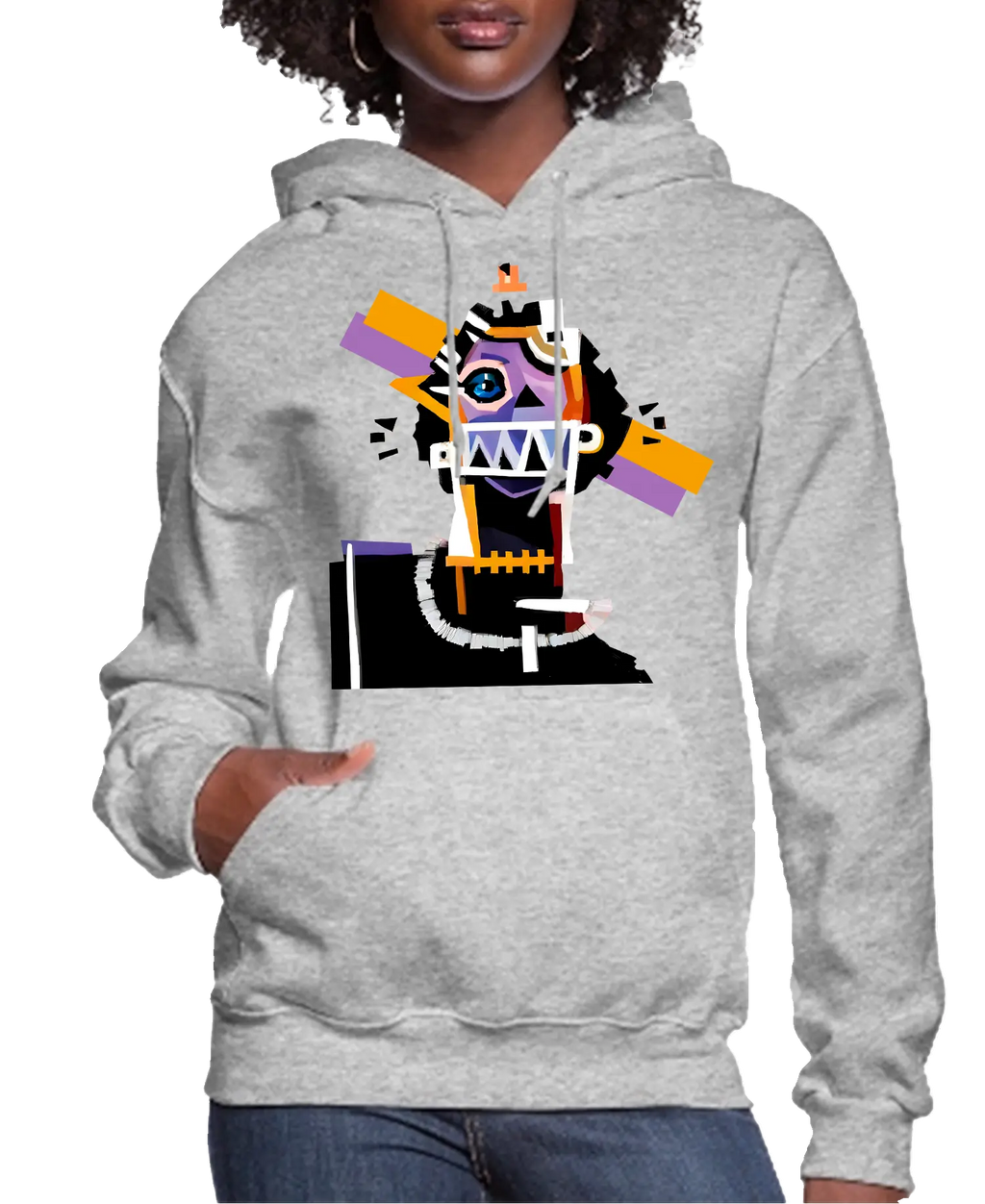 Neocubism Artwork Women’s Hoodie