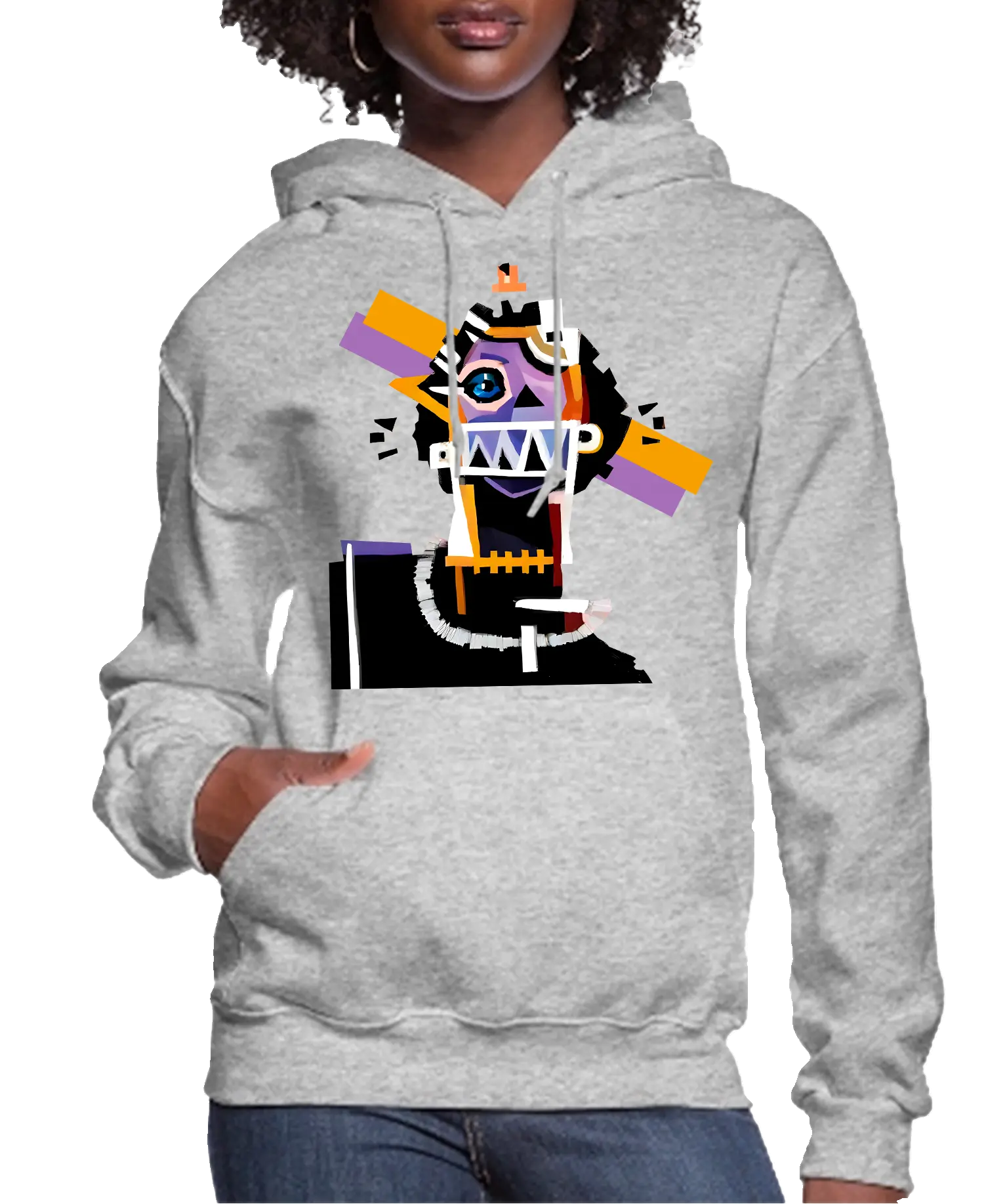 Neocubism Artwork Women’s Hoodie