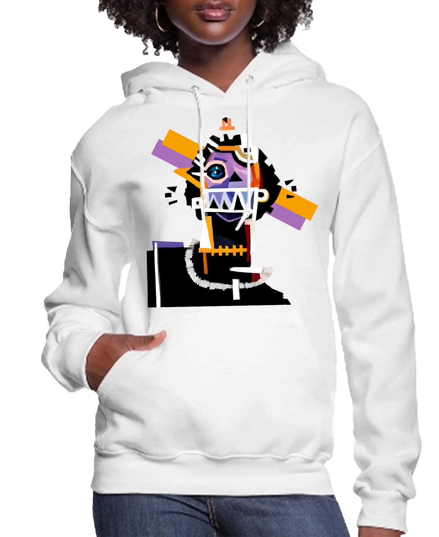 Neocubism Artwork Women’s Hoodie