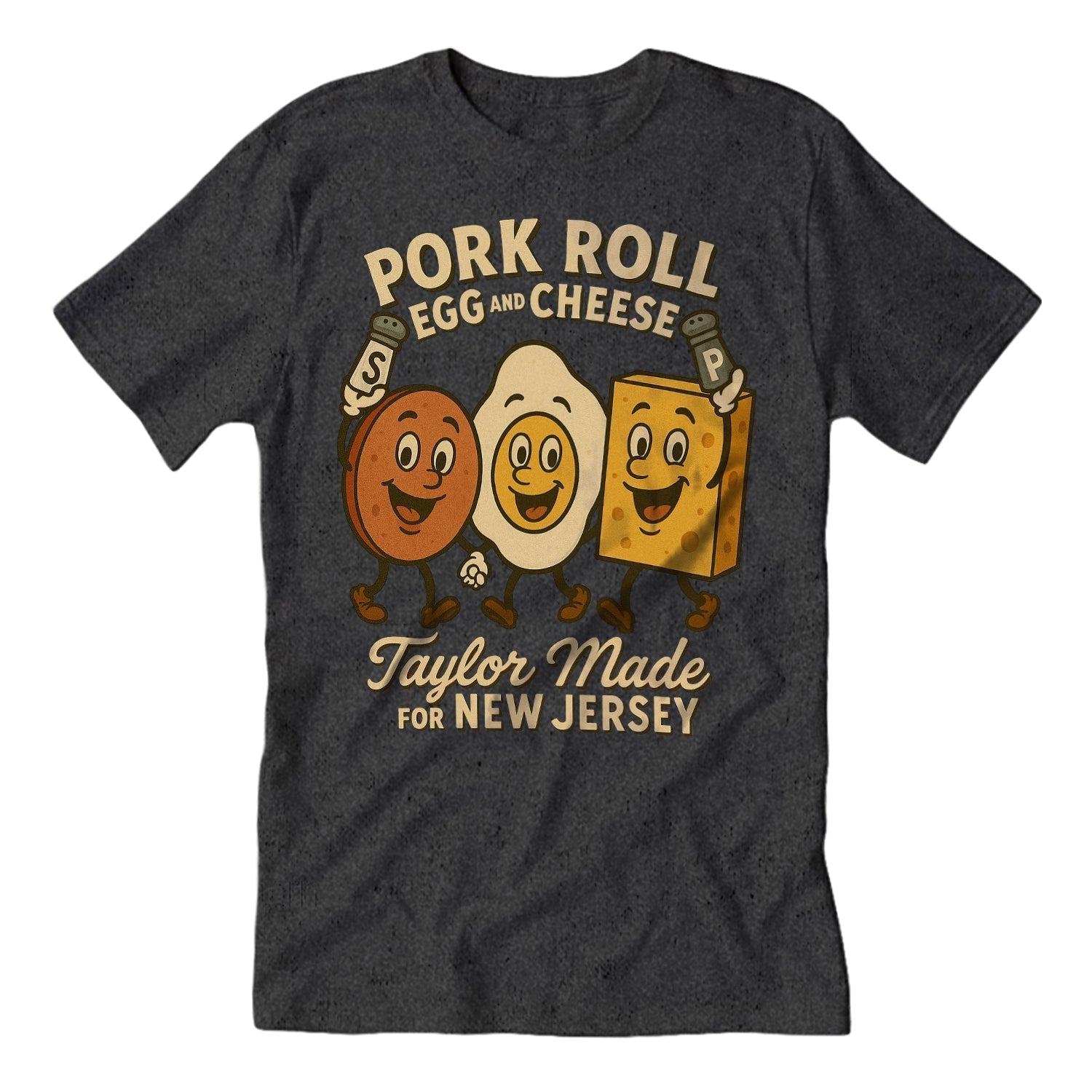 Pork Roll Egg And Cheese Taylor Made Graphic T Shirt Unisex Soft Cotton Breakfast Fans Tee by True Jersey