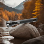 Powertac Guardsman patrol flashlight with charging station.