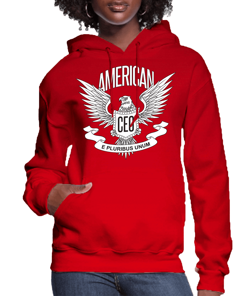 American CEO Patriotic Eagle Women’s Hoodie