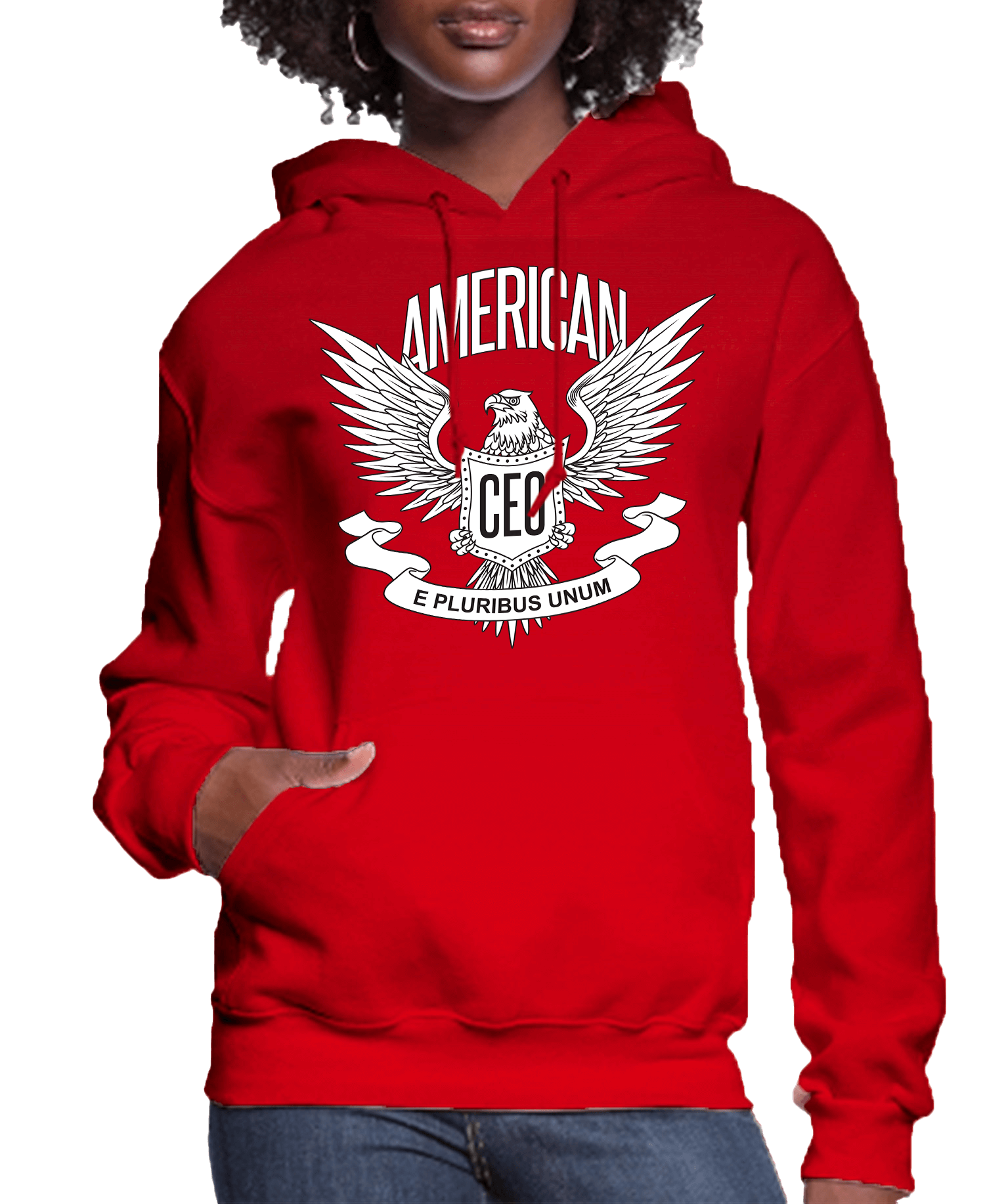 American CEO Patriotic Eagle Women’s Hoodie