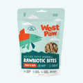 West Paw trout and beef Rawbiotic Bites dog food topper.