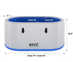 RevX Inflatable Tub Deluxe