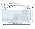 RevX Inflatable Tub Classic