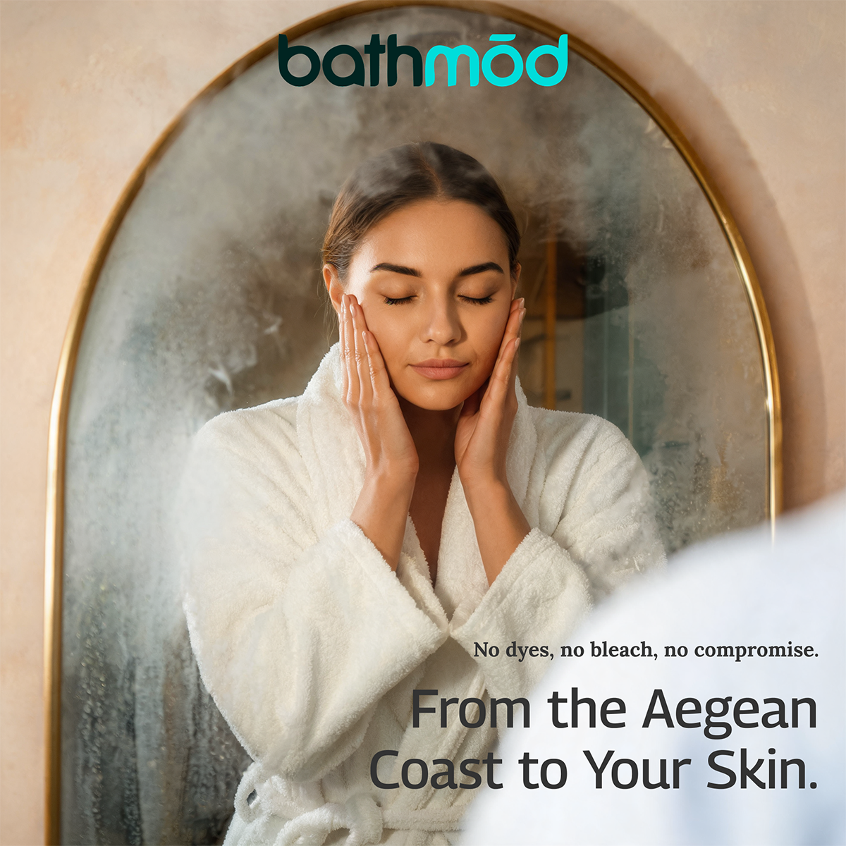 Luxury Organic Bathrobe & Slipper Set