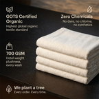Luxury Organic Bath Towels (Four Pack)