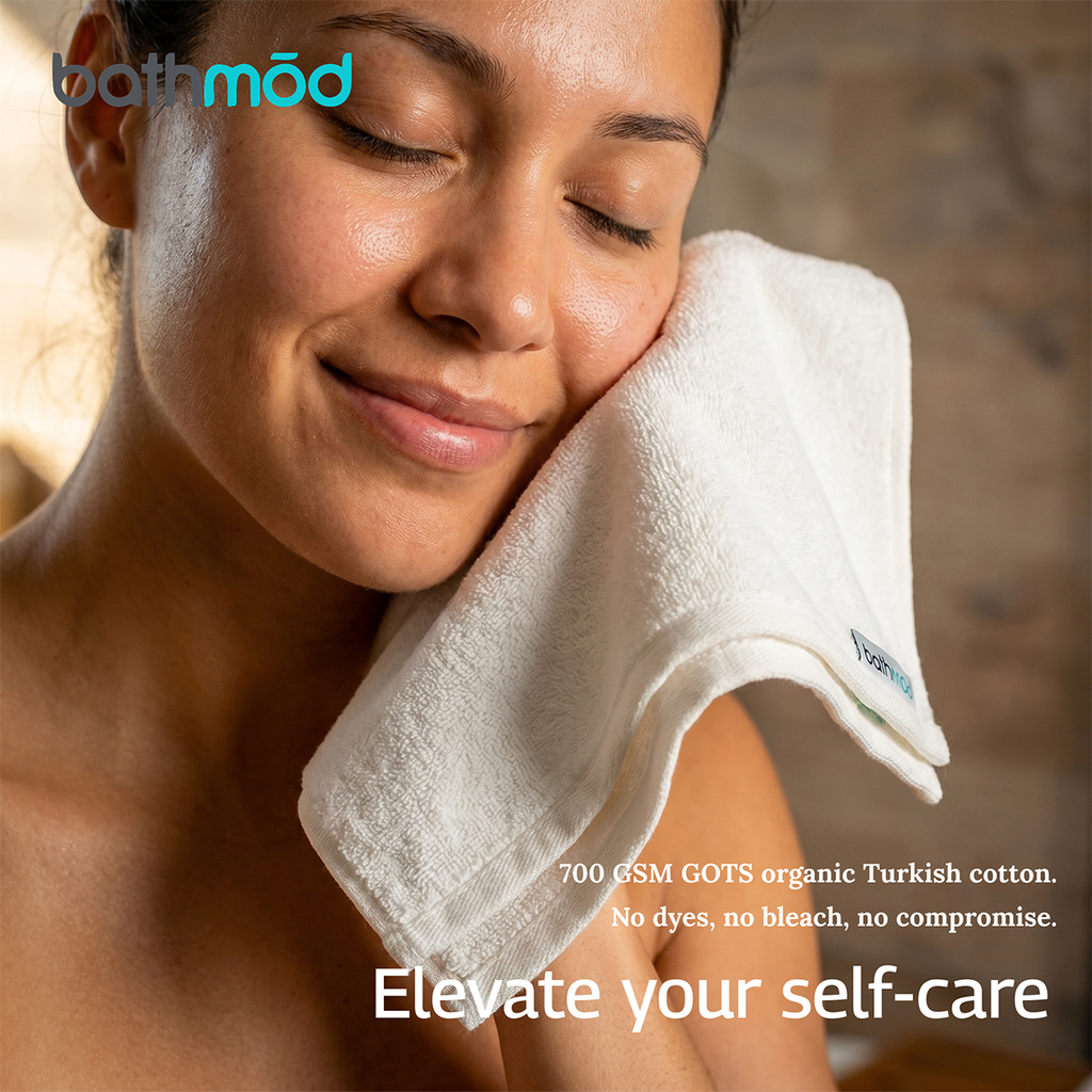 Luxury Organic Bath Six Piece Towel Set | Soft, Plush, Eco-Friendly Towels