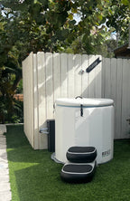 RevX Inflatable Barrel with Inflatable Steps