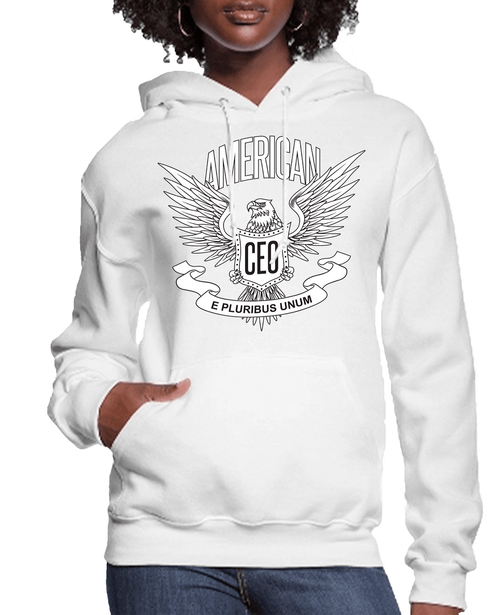 American CEO Patriotic Eagle Women’s Hoodie