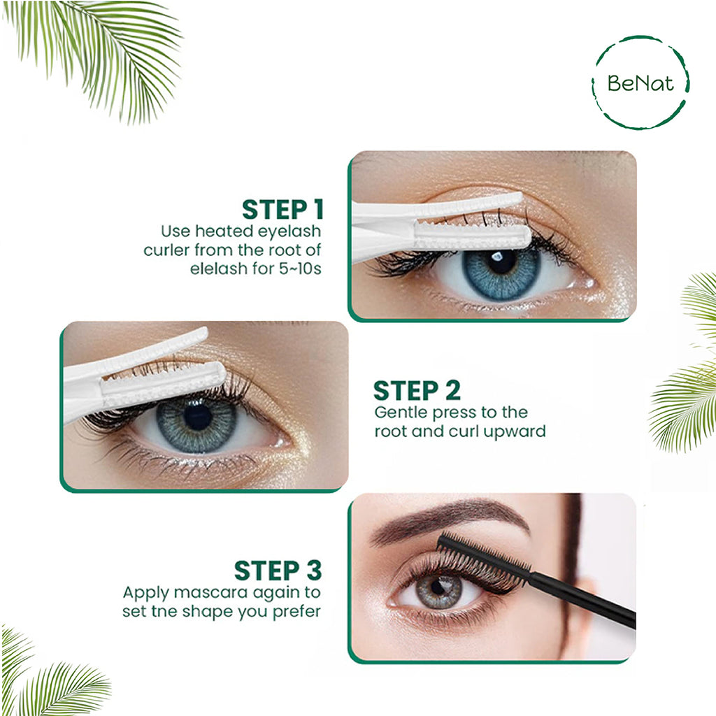 Rechargeable Electric Eyelash Curler With Gentle Heat For Long Lasting Curl by STATESIDE NOVA
