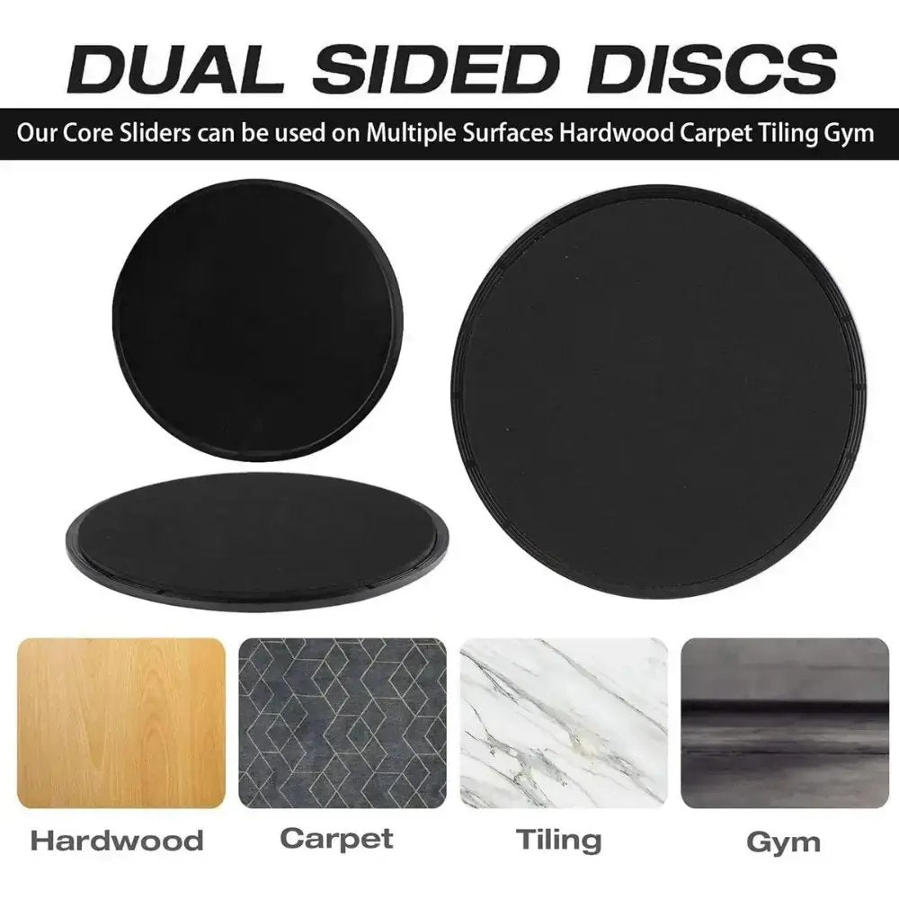 Core Exercise Sliders Set Of 2 For Ab Definition And Full Body Workouts by STATESIDE NOVA