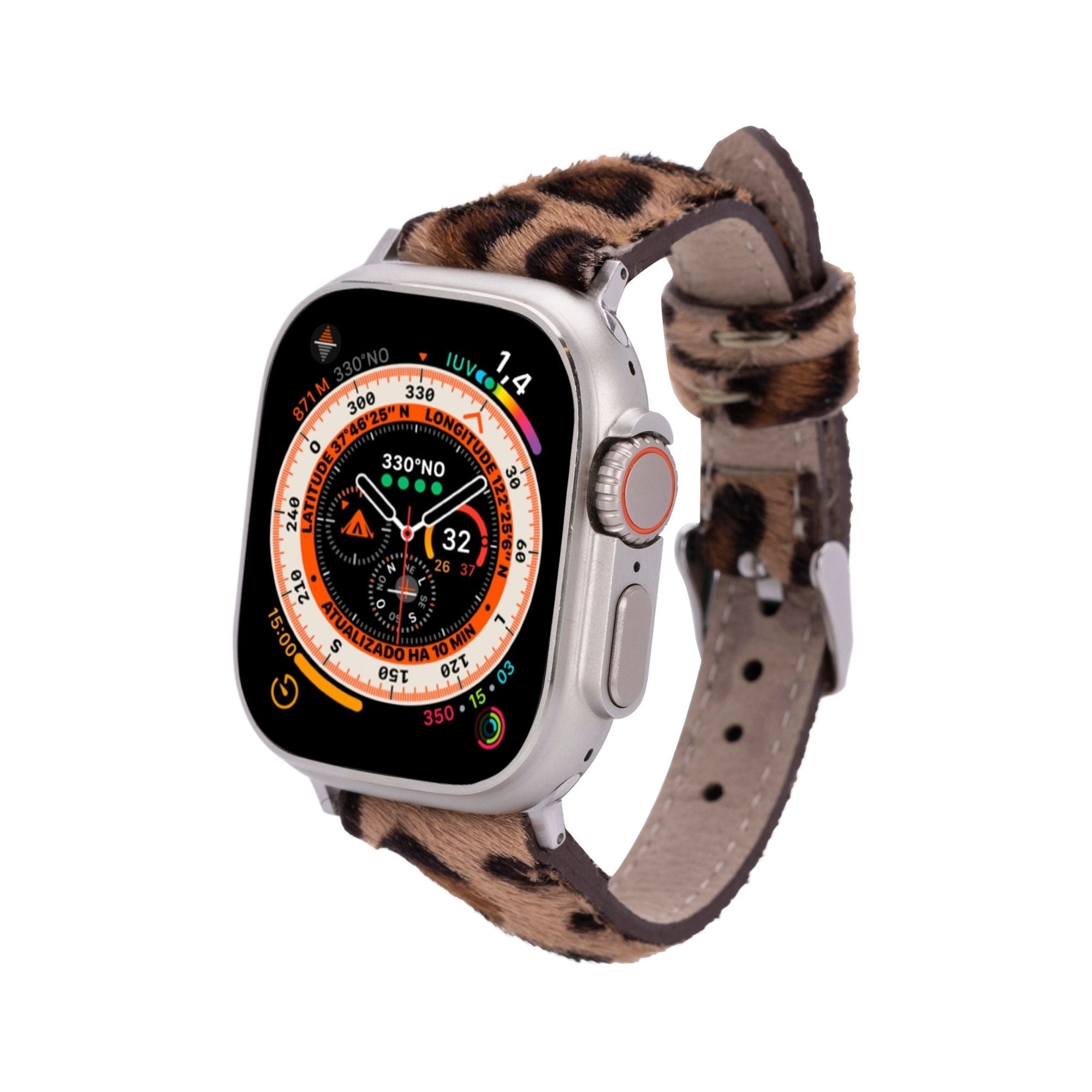 TORONATA Buford slim genuine leather bands for Apple Watch.