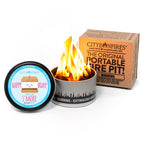 City Bonfires Happy Birthday Edition portable fire pit.