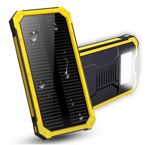 Waterproof Compact Solar Power Bank 10000mAh Battery Backup by STATESIDE NOVA