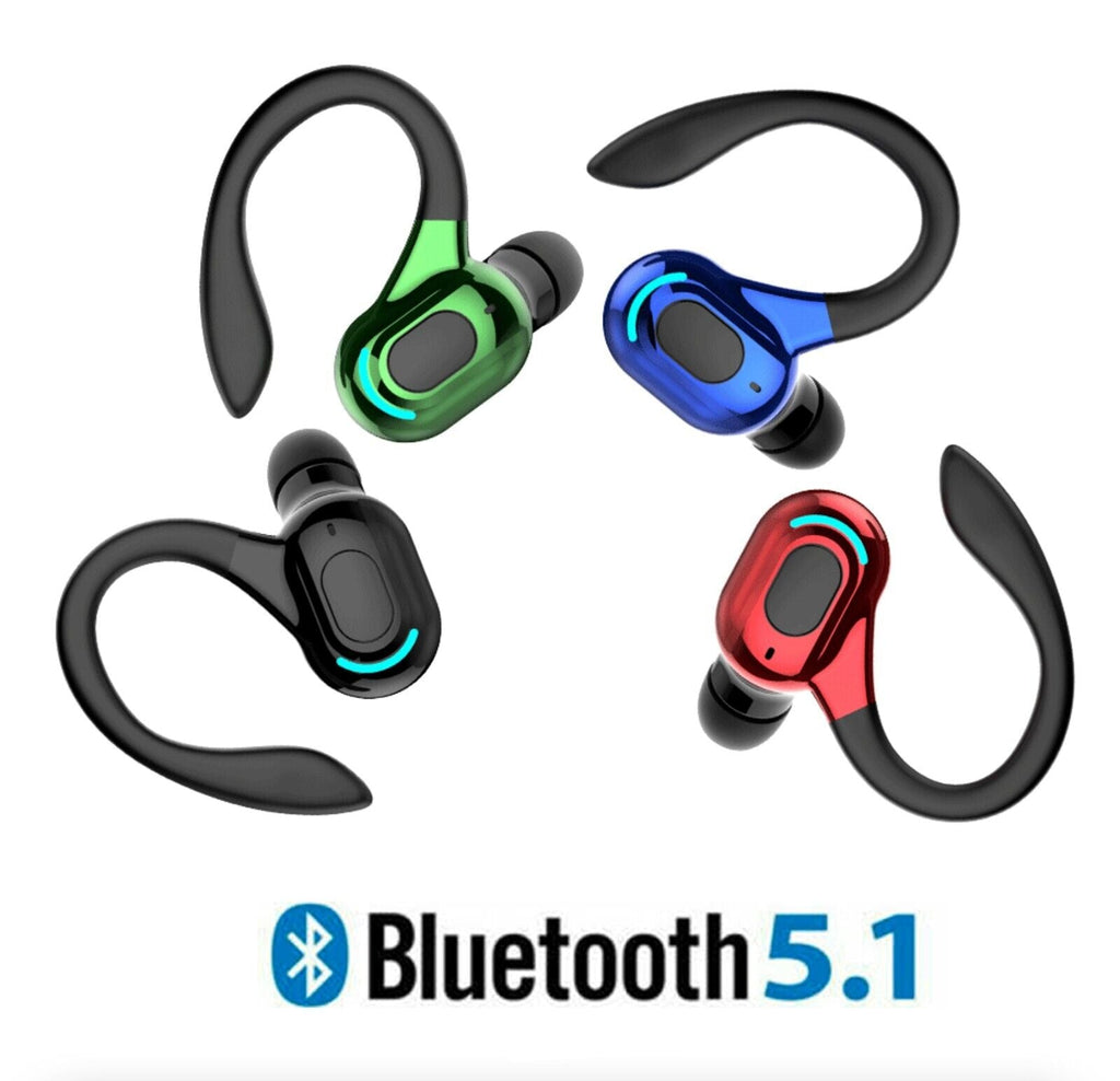 Bluetooth 5.1 Wireless Earbuds With Ear Hook Stereo Headphones by STATESIDE NOVA