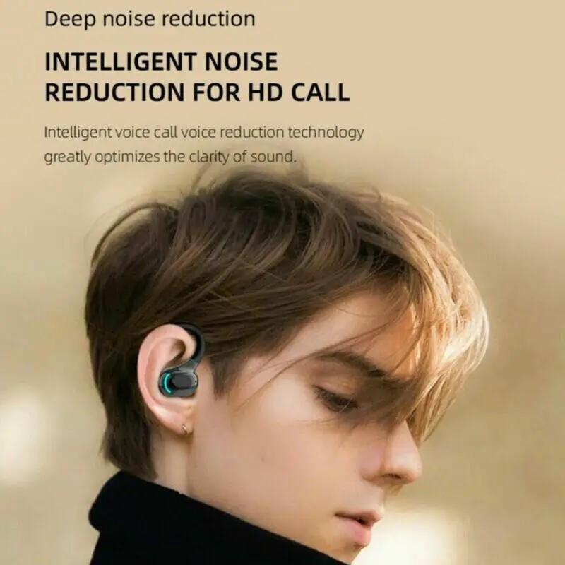 Bluetooth 5.1 Wireless Earbuds With Ear Hook Stereo Headphones by STATESIDE NOVA