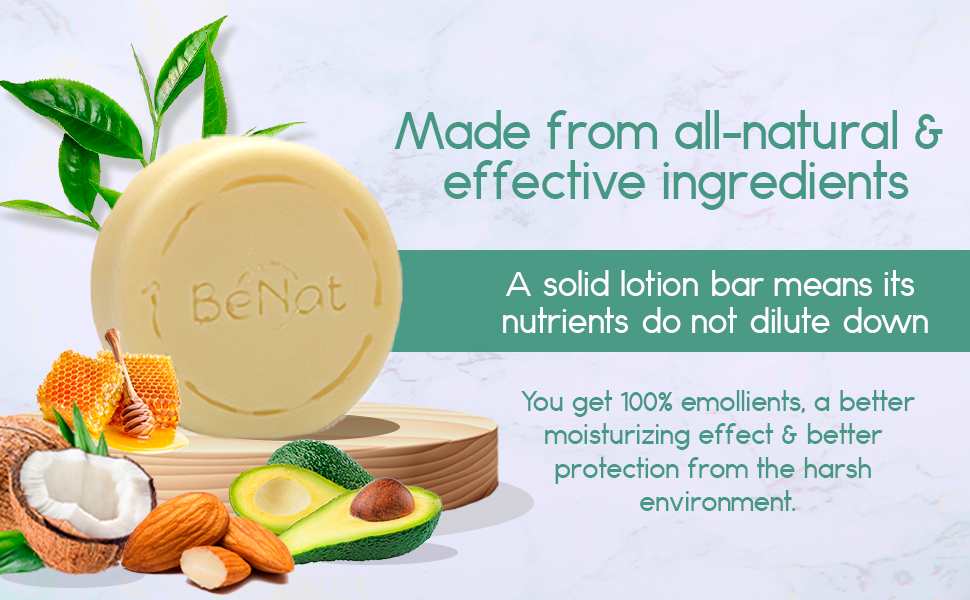 All Natural Handcrafted Lotion Bar For Deep Hydration And Skin Protection by STATESIDE NOVA