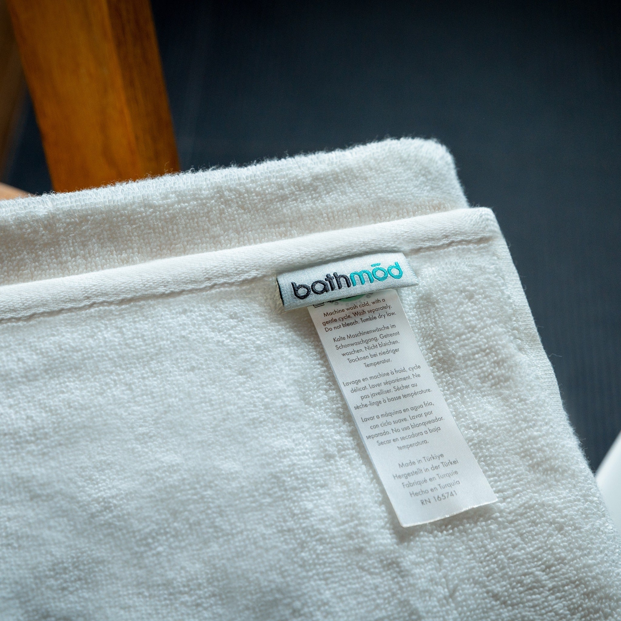Luxury Organic Bath Mats (Four Pack) by ecobrands in white
