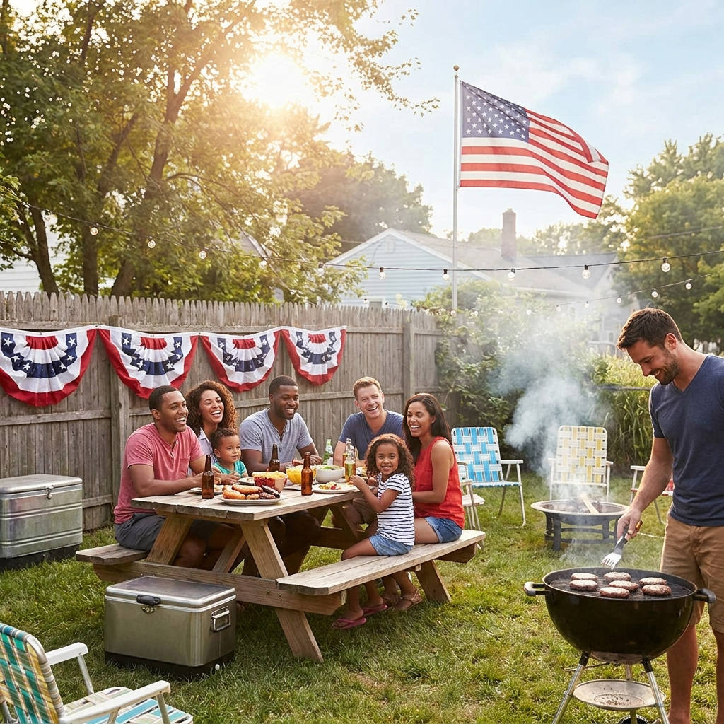 Hero - Gear up for summer, American backyard cookout