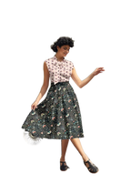 Midnight Print Doris Skirt - clean cutout