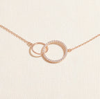 Infinity Link Bracelet with Diamonds