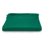 Shamrock green Timeless Accent alpaca shawl.